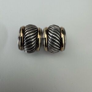 David Yurman Earrings.Cable Cigar Band